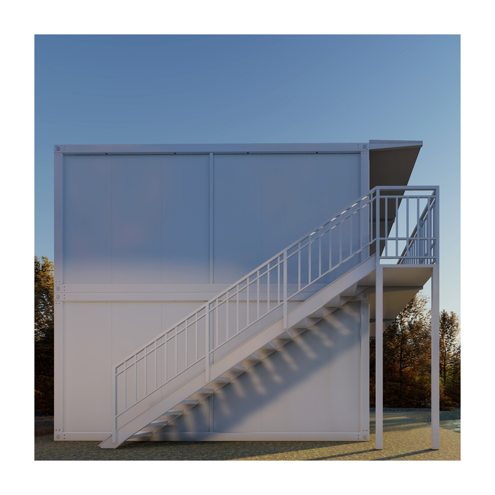 ທົນທານ ງ່າຍທີ່ຈະປະກອບ Double-deck 20ft 40ft Container ເຮືອນຂະຫນາດນ້ອຍ prefabricated ເຮືອນສໍາລັບການດໍາລົງຊີວິດ