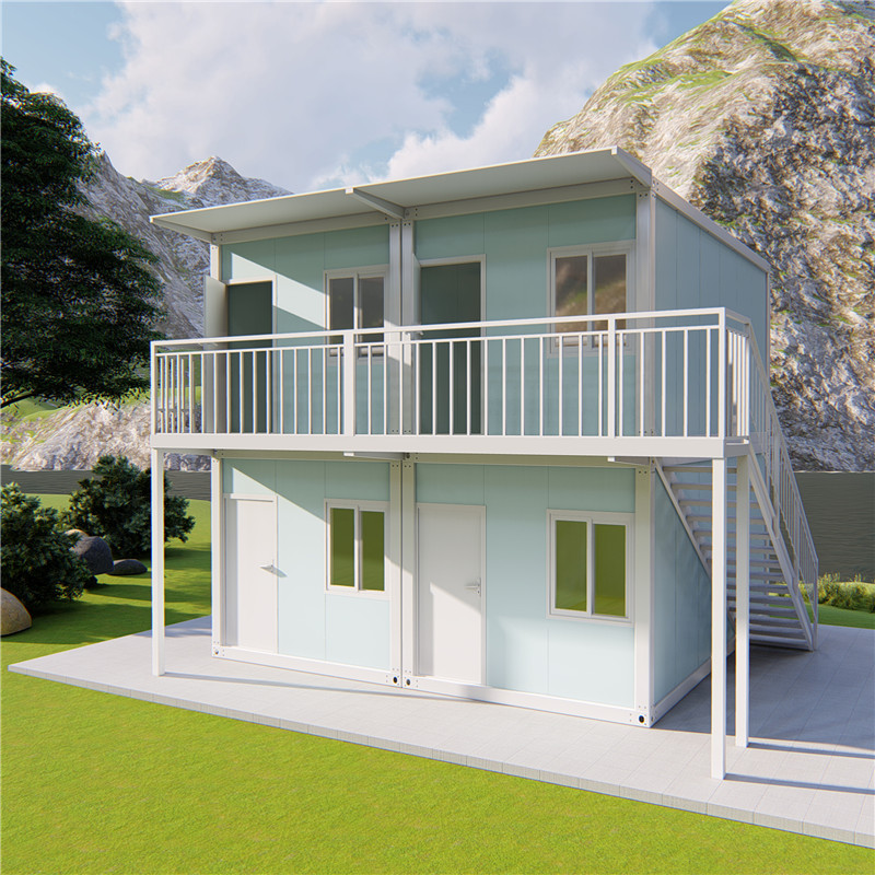 2 Etasjer Utvidbar frakt Container Frame House Prefabrikkert Prefab Modern Home Luxury Villa