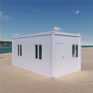 Customized tiny prefabricated container house for hotels with factory sale price