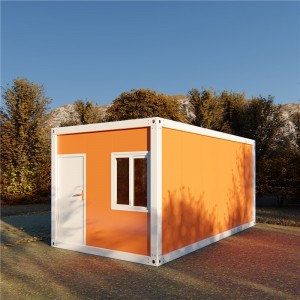Maklik installeer Tiny Modern prefab Homes 20/40 ft modulêre voorafvervaardigde houerhuis