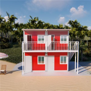 Shtëpi me kontejnerë të parafabrikuar me dizajn të ri Shtëpi e lirë e vogël parafabrikate në kopsht