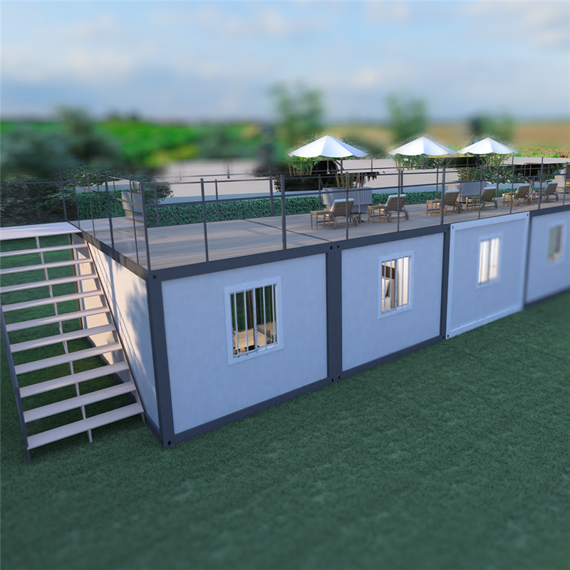 Prefab huis 20ft prefab verskeping klein huise Container House Movable Prefabricated House