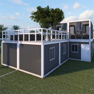 Shtëpitë e parafabrikuara të shtëpive të vogla me kontejnerë luksozë të njohur me çmim të ulët