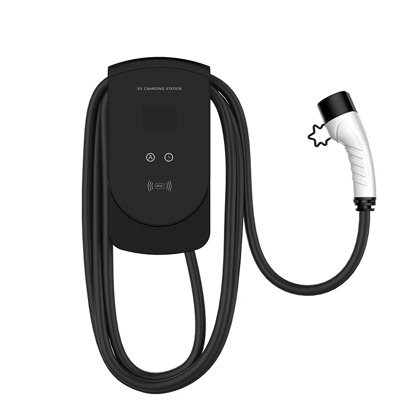 Wall Box Ev Charger Type 1, Level 2 Home Charger 50Amp, up to 12KW