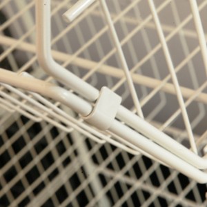 Supermarket Metal Promotion Snacks Display Wire Stacking Basket