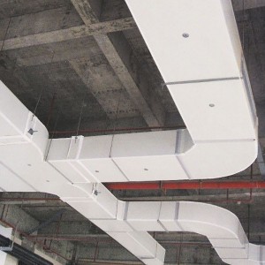 Ganda Sisi Aluminium Foil komposit PhenolicFoam Insulasi Saluran Panel