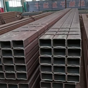 Proveedor de OEM/ODM China Tubo de aceiro cadrado rectangular galvanizado de sección oca de carbono sen costura para material de construción