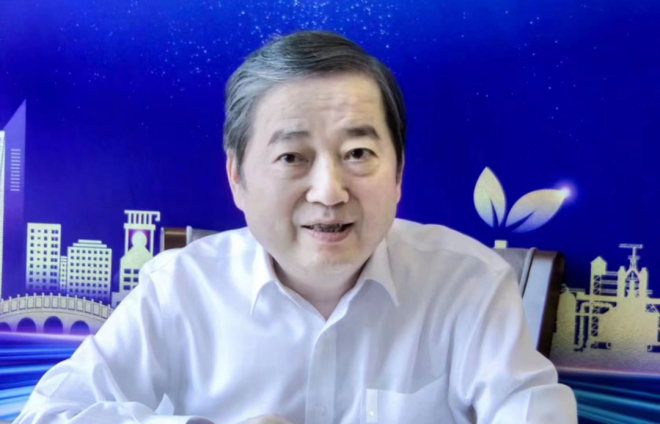 Chen Derong, presidente da Asociación de Ironía e Aceiro de China, realizou un simposio cos líderes da asociación