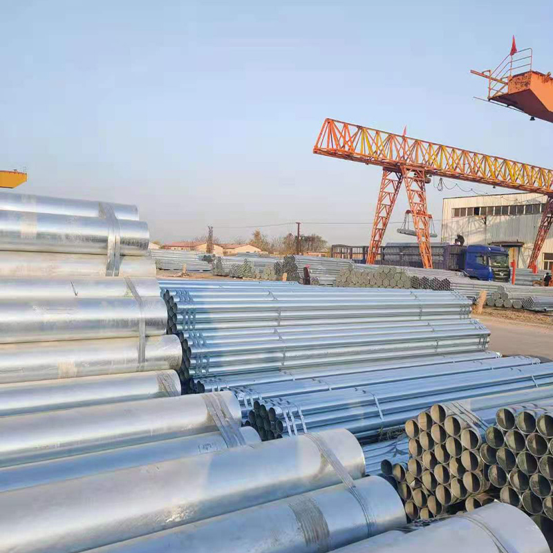 2019 de boa calidade China Caldeira de construción Jh Tubo galvanizado de aceiro ERW Material de construción redondo Tubo ODM Imaxe destacada