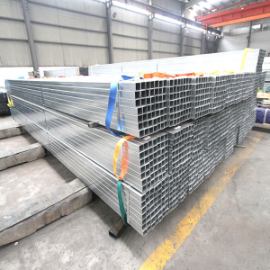 Hoge kwaliteit Q235 Q345 staal thermisch verzinkte coating vierkante buis/rechthoekige holle stalen buis;