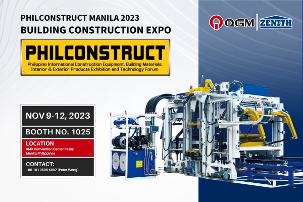 Invito del gruppo QGM al PHIL CONSTRUCT MANILA 2023