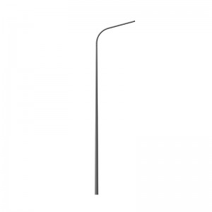 ເສົາເຫຼັກເສັ້ນ 6m Galvanized Street Light Pole