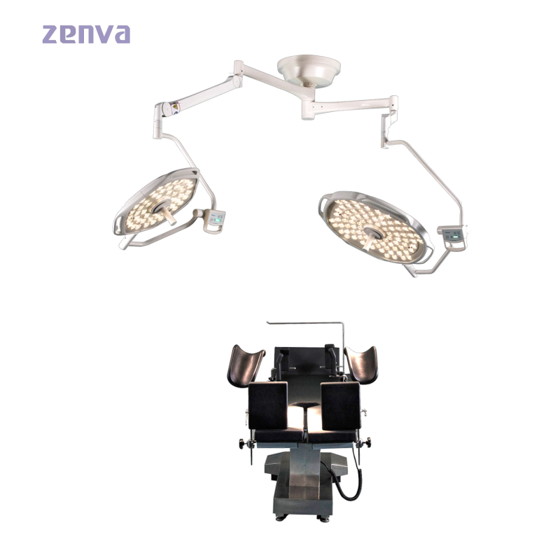 How to adjust the LED shadowless operation lamp directly?