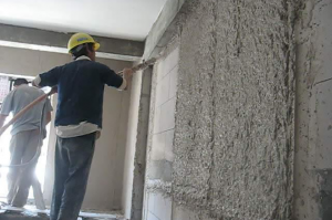 Lightweight plastering plaster mortar mix for builders