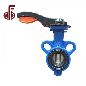 Wafer Type Butterfly Valve with Aluminium Handle