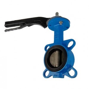 GGG50 Body CF8 Disc Wafer Style Butterfly Valve
