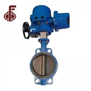 OEM Butterfly Valve Manufacturer High Class Waterproof 2 Inch DN50 3 Inch DN80 Cast Iron Wafer Type Control Actuator Electric Butterfly Valve
