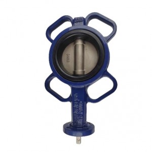 DN80 PN10 / PN16 Ductile Iron Wafer Butterfly Valve