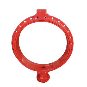 Ductile Iron Single Flanged Wafer Type Butterfly Valve Body