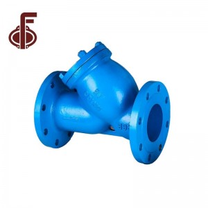 DI CI SS304 Flange Connection Y Strainer
