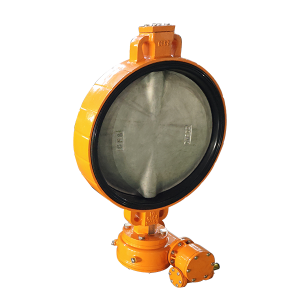 CF8M Disc Two Shaft Wafer Tip Butterfly Valve