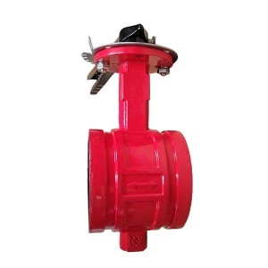 Grooved Type Butterfly Valve for Fire Fighting