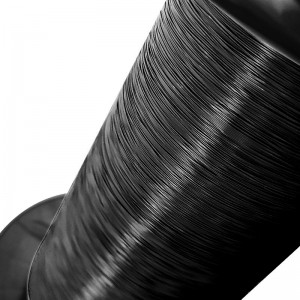 Црна тефлонска жица со повеќе жици, отпорност на притисок и висока температура