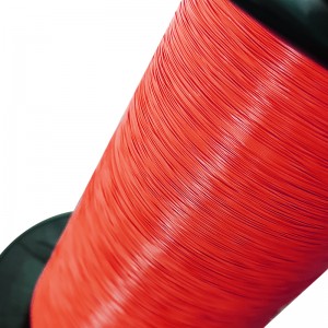 Rød tre-lags isoleret tråd fabrik tilpasset behandling