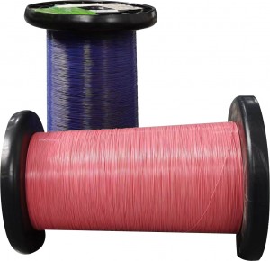 Personnalisation de la couleur du fil isolé à trois couches en téflon rose