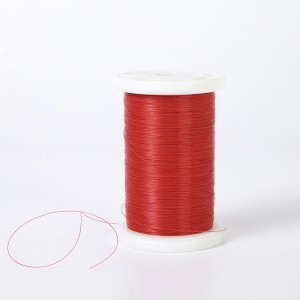 Црвена трислојна изолирана жица фабричка сопствена обработка