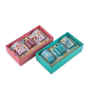 Elegant na Disenyong Luxury Custom Printed Candle Jar Box Packaging Paper Cardboard Rigid Gift Box Packing Candle Boxes