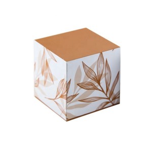 Desain Elegan Luxury Custom Printed Candle Jar Box Packaging Paper Cardboard Kaku Gift Box Packing Candle Box