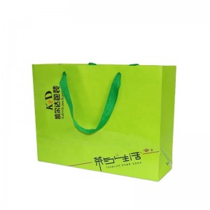 Еко чанта со приспособено лого Печатена торба за купување што може да се рециклира, Преклопена кутија за торба