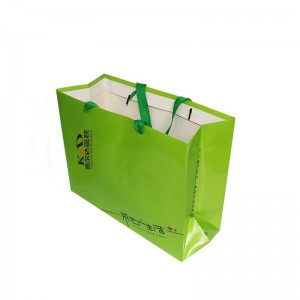 Bolso ecológico con logotipo personalizado, bolso de compras reciclable impreso, caja de asas plegable