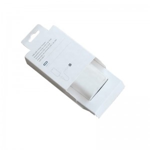 पॅकेजिंग बॉक्स कस्टम लोगो डेटा केबल बॉक्स इलेक्ट्रॉनिक उत्पादने इअरफोन बॉक्स मोबाइल फोन कार चार्जर कार्टन