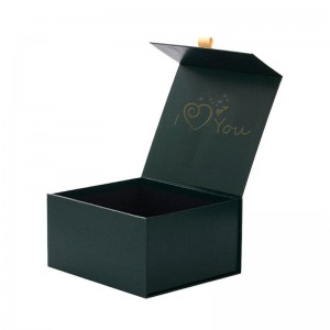 Book Shape Folding gift box with Magnetic Closure Box Gift With Ribbon Custom Logo Printed Foldable Boxes