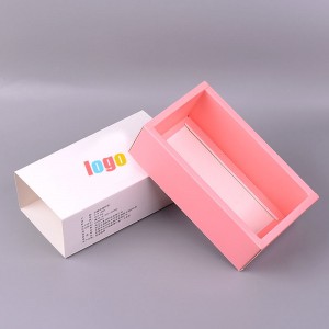 Calzini intimo regalo cartoncino bianco imballaggio in carta cassetto scatole scorrevoli personalizzate