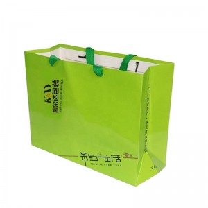 કસ્ટમ લોગો ઈકો બેગ પ્રિન્ટેડ રિસાયકલ કરી શકાય તેવી શોપિંગ બેગ ફોલ્ડ ટોટ બોક્સ
