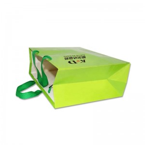 Sacola ecológica com logotipo personalizado impressa sacola de compras reciclável caixa dobrável