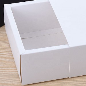 Kotak kado ngageser bungkusan kardus Adat Kertas laci Box pikeun jajanan permen biskuit