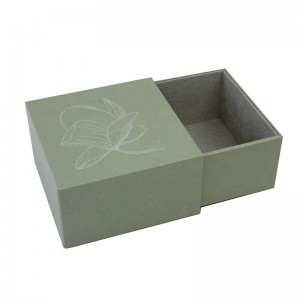Кутија за цртање ѓердан за подароци за накит со приспособено лого Пакет со лизгачки фиоки Кутија за хартија со црна пена