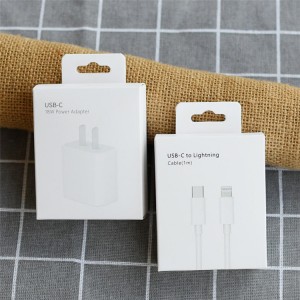 Wholesale Custom retail packing box usb data cable alang sa charger electronic nga mga kahon sa produkto