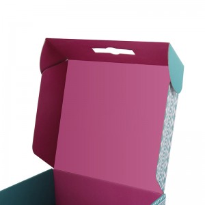 אריזה ידידותית לסיטונאי קופסאות משלוח לוגו מותאם אישית דיוור תיבת אריזה קופסא גלית לתינוק סוודר שמיכה