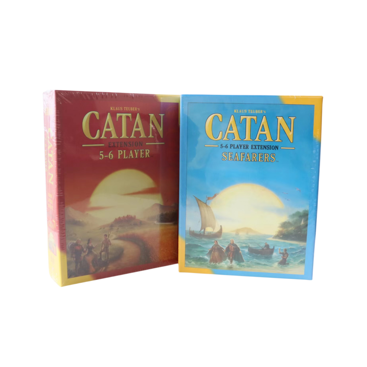 Catan 5-6 Player Expansion Ocean Edition Strategy Board Game Catan Board Game Casual Party Board Game Cards