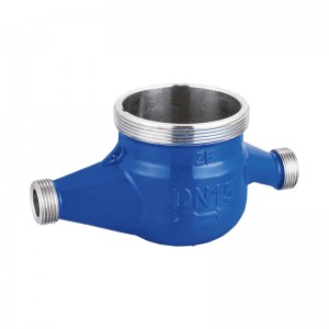 China Wholesale Water Gate Valve Factory - ZF1001  Stainless Steel Normal Mechanical watermeter body blue colour – Zhanfan