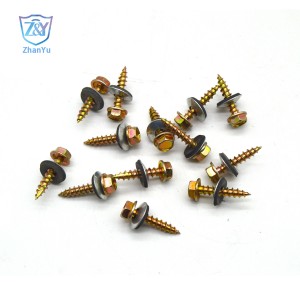 Hex head wood self-drilling screws