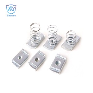 High quality carbon steel Galvanized Channel Nut Spring lock Nut