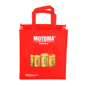 Recyclable Grocery Shopping Bag Supermarket Red Tote Bag Non Woven Bag