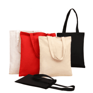 High-quality cotton full printing shopping canvas tote Bag with assorted color