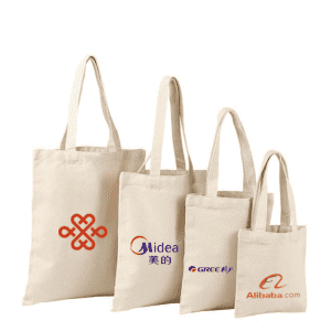 OEM blank customize your logo shopping canvas cotton tote bag